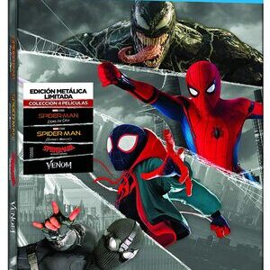 Pack Spider-Man, Miles Morales y Venom. 4 peliculas