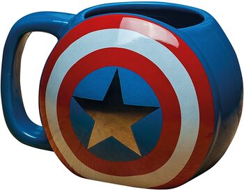 Productos y Artículos de Marvel S2 Taza Escudo Capitan America Marvel