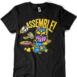 Camiseta Avengers Vengadores Todos contra Thanos