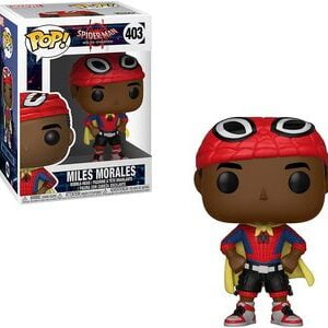 Funko Pop Spiderverse Miles Morales con disfraz de Spider