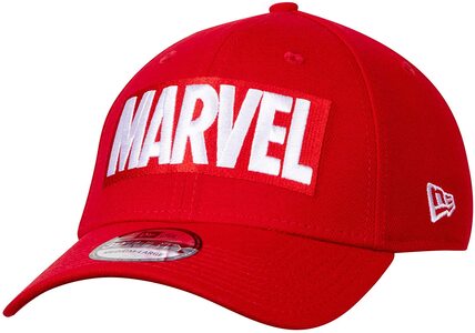 Gorra New Era 39THIRTY Marvel Logo color rojo