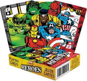 Juego de Cartas de Poker Marvel Comic Heroes