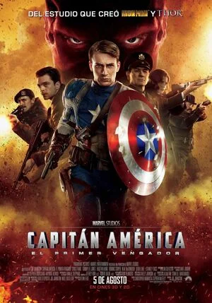 Orden Cronológico Marvel 1 Poster Capitan America. El Primer Vengador