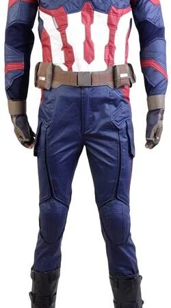 Adulto disfraz de Capitan America Civil War de lujo