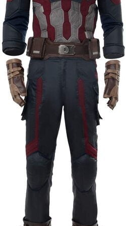 Adulto disfraz de Capitan America Infinity War de lujo