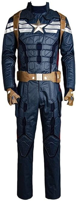 Adulto disfraz de Capitan America el Soldado de Invierno de lujo