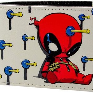 Cartera Marvel Deadpool Dardos Ventosa