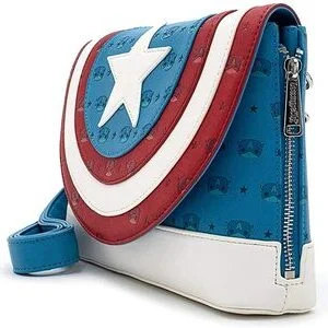 Cartera Monedero Capitana Marvel Loungefly Bolso Cruzado
