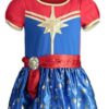 Disfraz de niña pequeña de Capitana Marvel