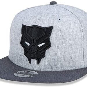 Gorra New Era 9FIFTY Snapback Black Panther Logo Grafito