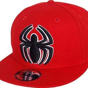 Gorra New Era 9FIFTY Snapback Spider-Man Logo roja