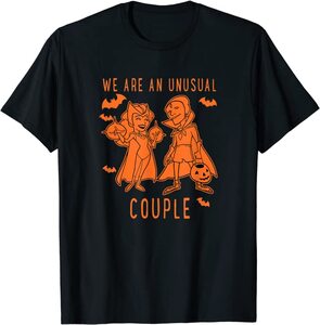 Camiseta Manga Corta Marvel Wandavision Halloween una pareja inusual