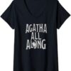 Camiseta Cuello V Marvel Wandavision TV Agnes Agatha All Alone