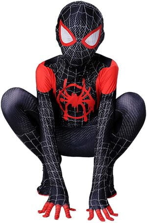 Disfraz Infantil De Spiderman Con Juguetes De Miles Morales 