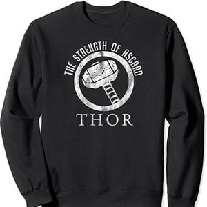 Sudadera Thor Mazo La Fuerza de Asgard