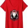 Camiseta Cuello V Marvel Wandavision TV Scarlet Witch Bruja Escarlata Wanda Maximoff