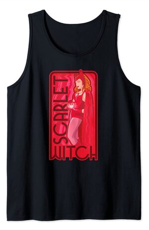 Camiseta sin Mangas Marvel Wandavision TV Scarlet Witch Bruja Escarlata