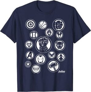 Camiseta Avengers Vengadores Infinity War Iconos Heroes