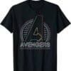 Camiseta Avengers Vengadores Luces de Neon