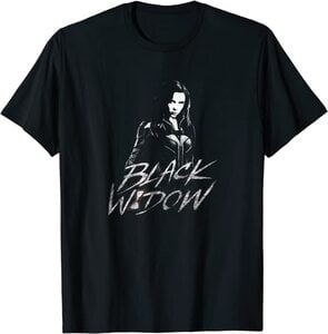 Camiseta Black Widow Foto Viuda Negra