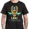 Camiseta Loki Divertida Villanos
