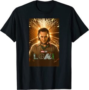 Camiseta Manga corta Marvel Loki Poster de la Serie Loki