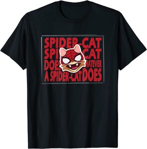 Camiseta Spider-Man Miles Morales Spider-Cat Heroe Felino