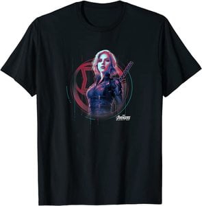Camiseta Viuda Negra en Vengadores Infinity War