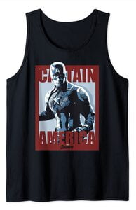 Camiseta sin mangas Capitan America Vengadores Endgame