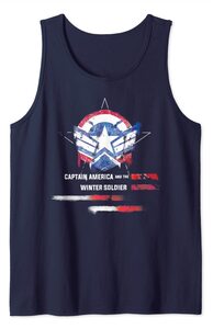 Camiseta sin mangas Capitán América y el Soldado de Invierno Graffiti