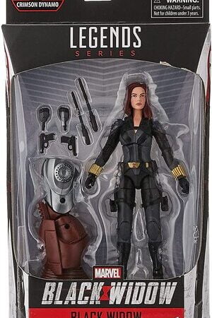 Figura Marvel Legends Black Widow Viuda Negra Traje Negro