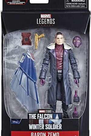 Figura Marvel Legends Falcon y El Soldado de Invierno Barón Zemo