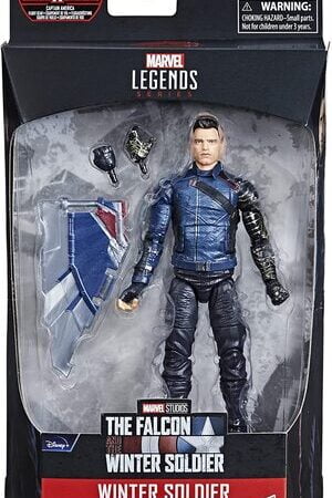 Figura Marvel Legends Falcon y El Soldado de Invierno Bucky Barnes