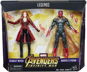 Figura Marvel Legends Infinity War Vision y Bruja Escarlata