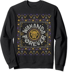 Ropa de Marvel Serie Navidad Black Panther Wakanda Forever