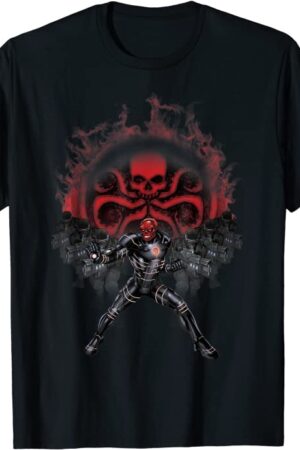 Camiseta Hydra Craneo Rojo