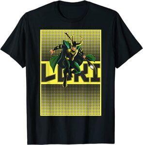 Camiseta Loki Comic Pop Art