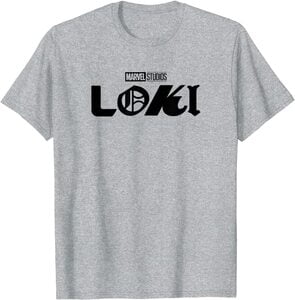 Camiseta Loki Logo Oficial de la Serie Negro