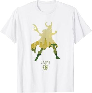 Camiseta Loki Silueta Dios de las Travesuras