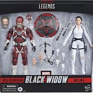 Figura Marvel Legends Black Widow Red Guardian y Melina Vostokoff