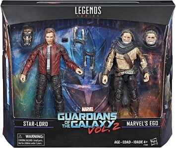 Figura Marvel Legends Guardianes de la Galaxia Ego y Star Lord