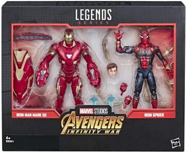 Figura Marvel Legends Infinity War Ironman Mark 50 y Iron Spider