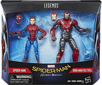 Figura Marvel Legends Spider-Man HomeComing Spider-Man y Ironman