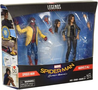 Figura Marvel Legends Spider-Man HomeComing Spider-Man y MJ