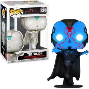 Funko Pop Wandavision 824 Vision Blanca White Vision Ed. Chase