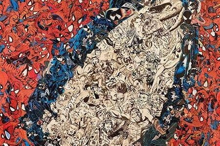 Poster Decorativo de Pared Ojo de Spider-Man Montaje detalle