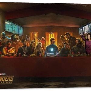 Poster Decorativo de Pared Vengadores Infinity War El Ultimo Shawarma