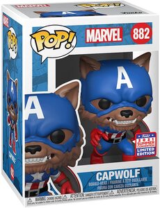 Funko Pop Especial Marvel Year of The Shield Capitan America Capwolf Edicion Limitada