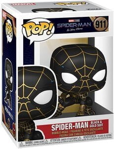 Funko Pop Spider-Man No Way Home 911 Spider-Man Traje Negro y Oro