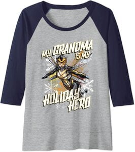 Camiseta Marvel Navidad Mi Abuela es mi Heroína